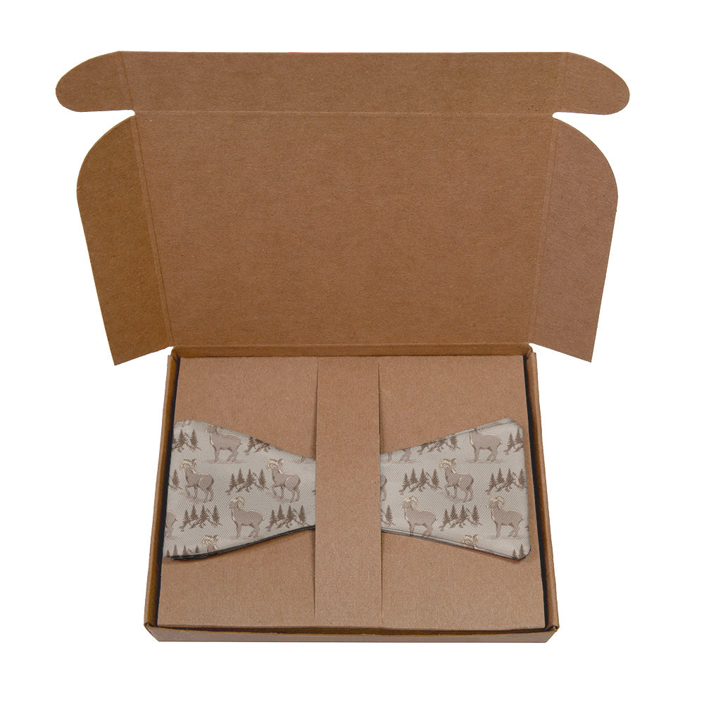 Ridgetop Ram Bow Tie - Kraft Gift Box Packaging - Knotty Tie Co.