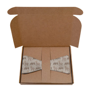 Ridgetop Ram Bow Tie - Kraft Gift Box Packaging - Knotty Tie Co.