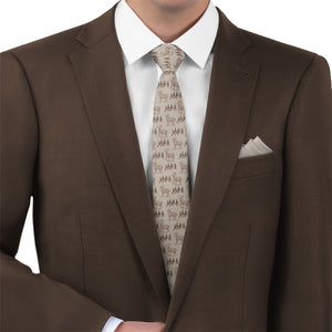 Ridgetop Ram Necktie - Matching Pocket Square - Knotty Tie Co.