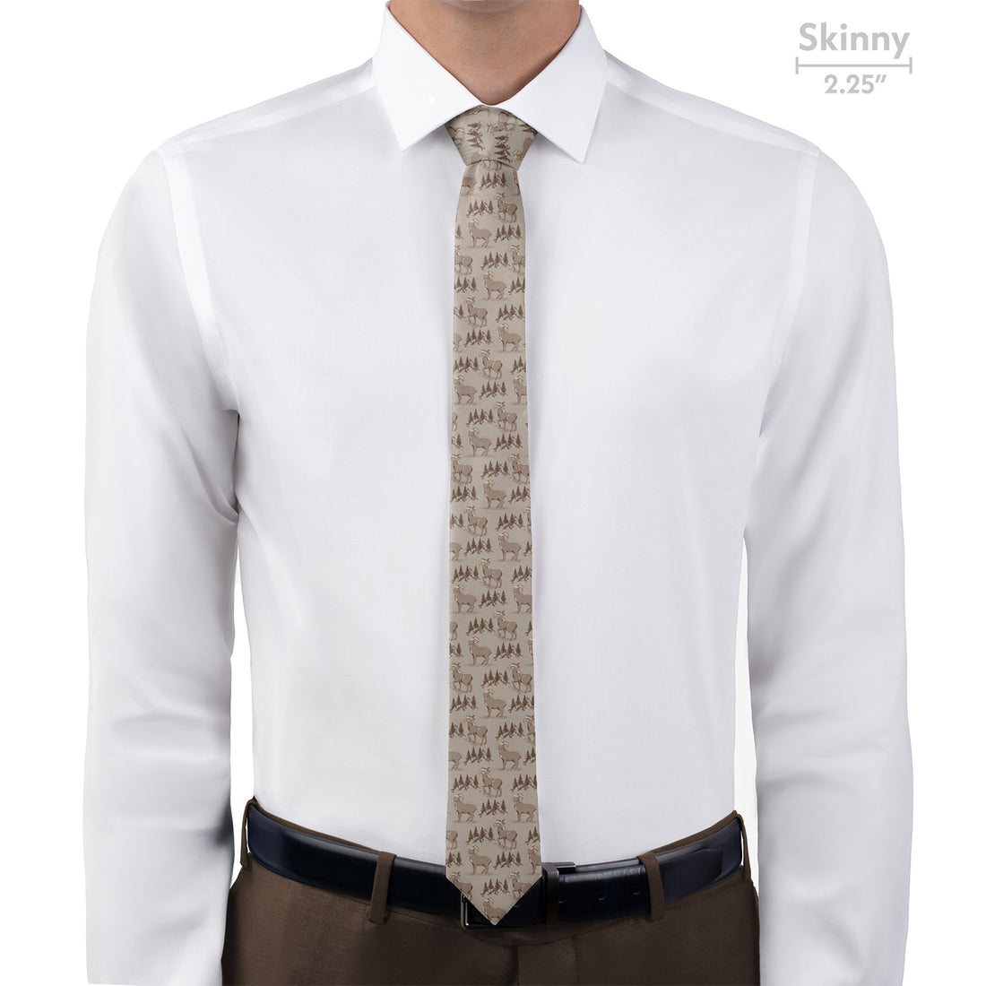Ridgetop Ram Necktie - Skinny - Knotty Tie Co.