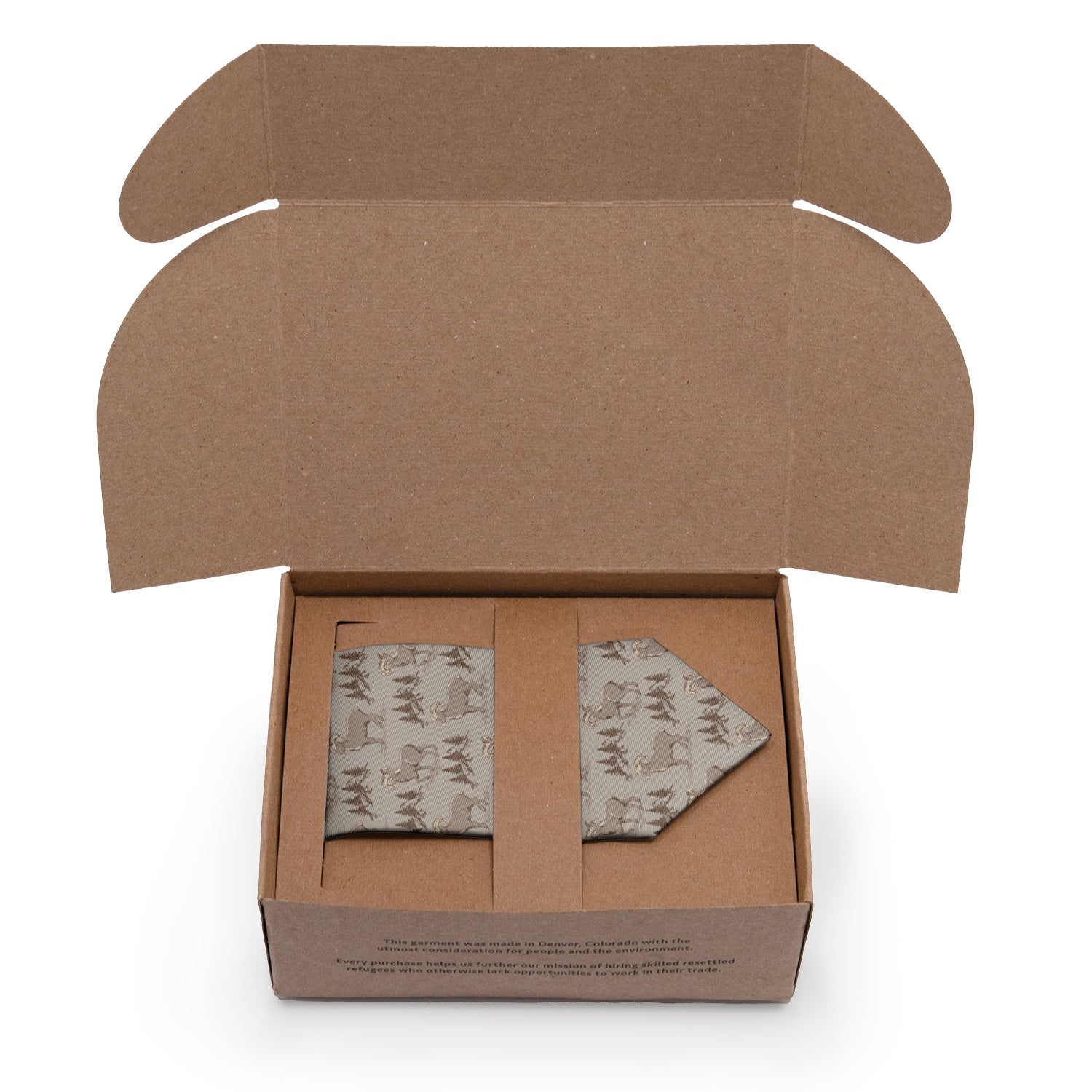 Ridgetop Ram Necktie - Packaging - Knotty Tie Co.