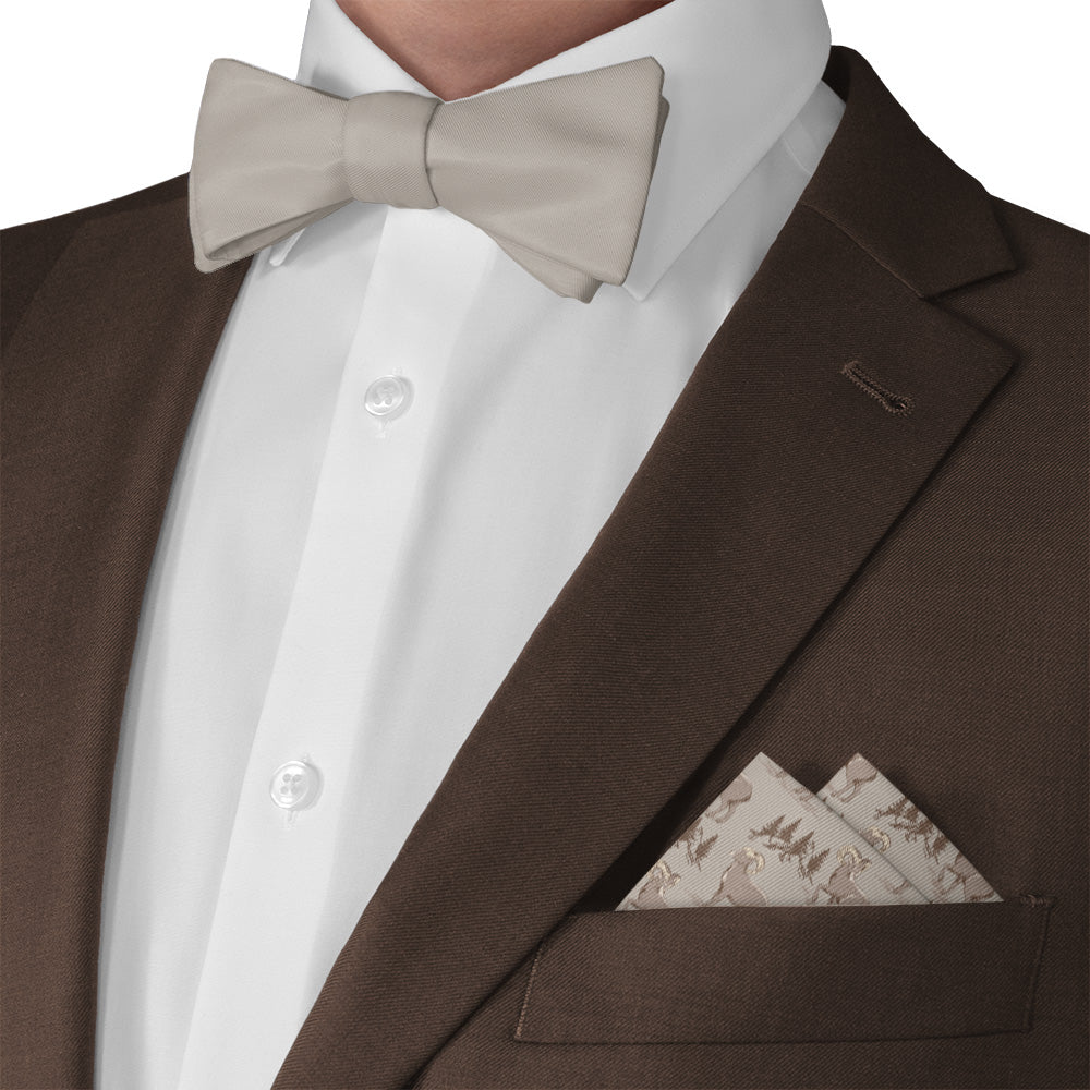 Ridgetop Ram Pocket Square - Matching Bow Tie - Knotty Tie Co.