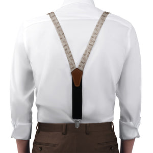 Ridgetop Ram Suspenders - On Model Front View - Knotty Tie Co.