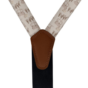 Ridgetop Ram Suspenders - Vegan Leather Y-Back - Knotty Tie Co.