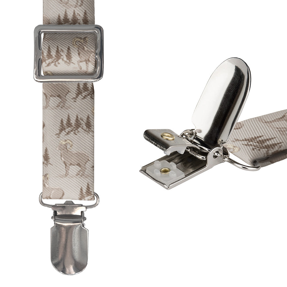 Ridgetop Ram Suspenders - Hardware and Strap - Knotty Tie Co.