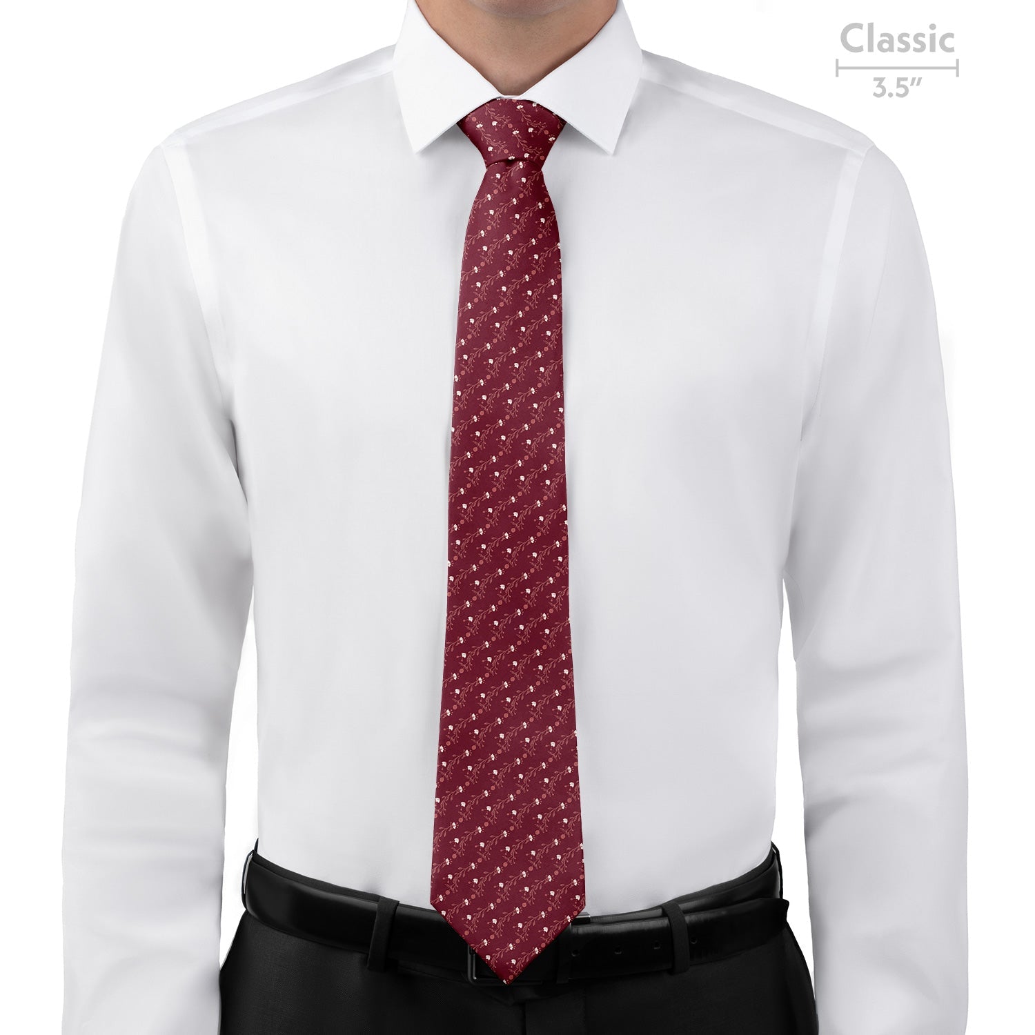 Riviere Floral Necktie - Classic - Knotty Tie Co.