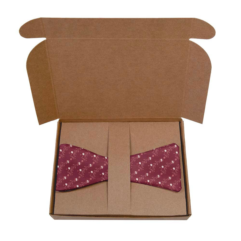 Riviere Floral Bow Tie- Kraft Gift Box Packaging - Knotty Tie Co.
