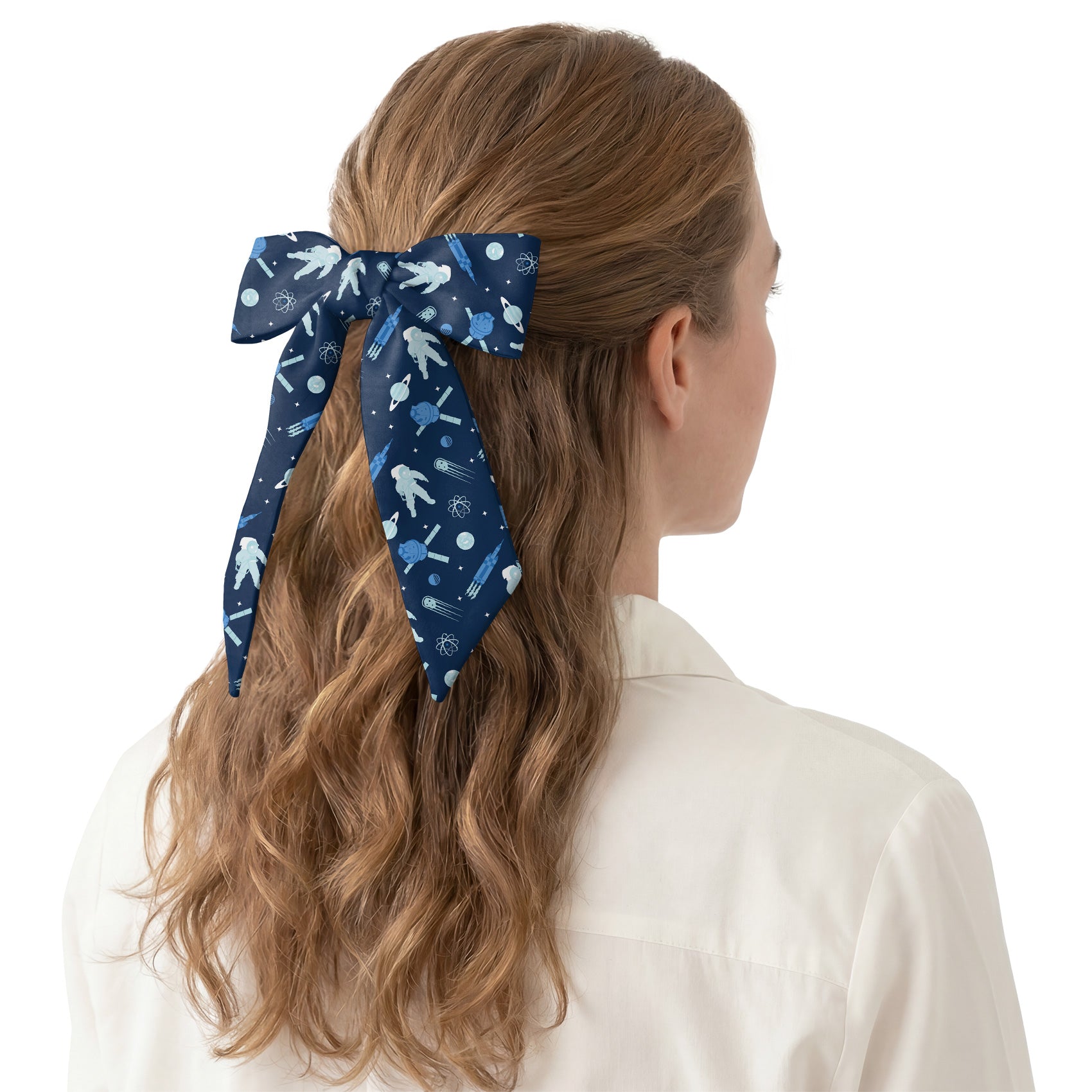 Rocket Man Space Hair Scarf - Hair Scarf - Knotty Tie Co.