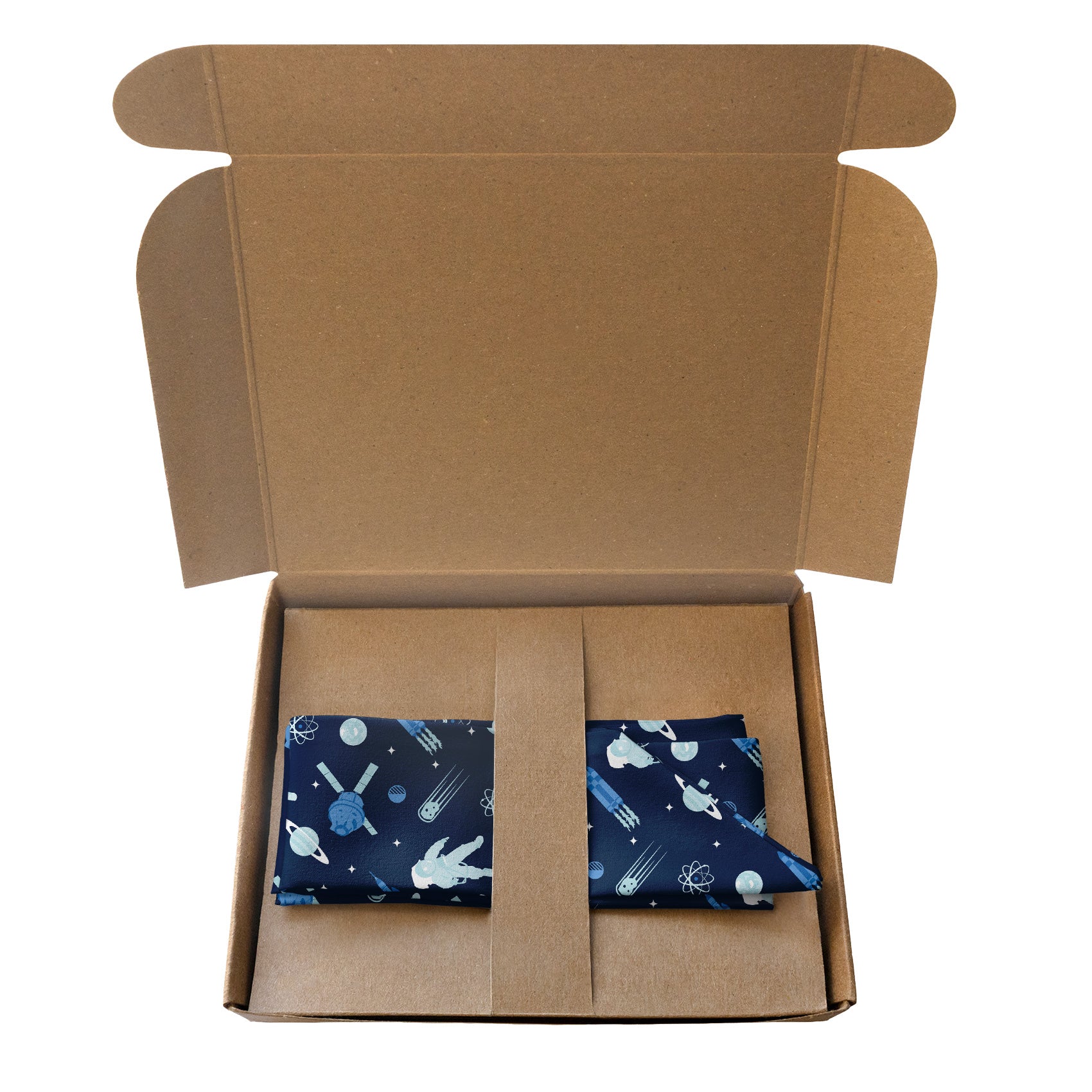 Rocket Man Space Hair Scarf - Packaging - Knotty Tie Co.