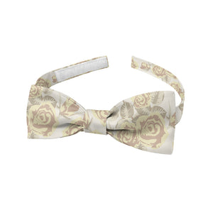 Rose Bud Floral Bow Tie - Baby Pre-Tied 9.5-12.5" -  - Knotty Tie Co.