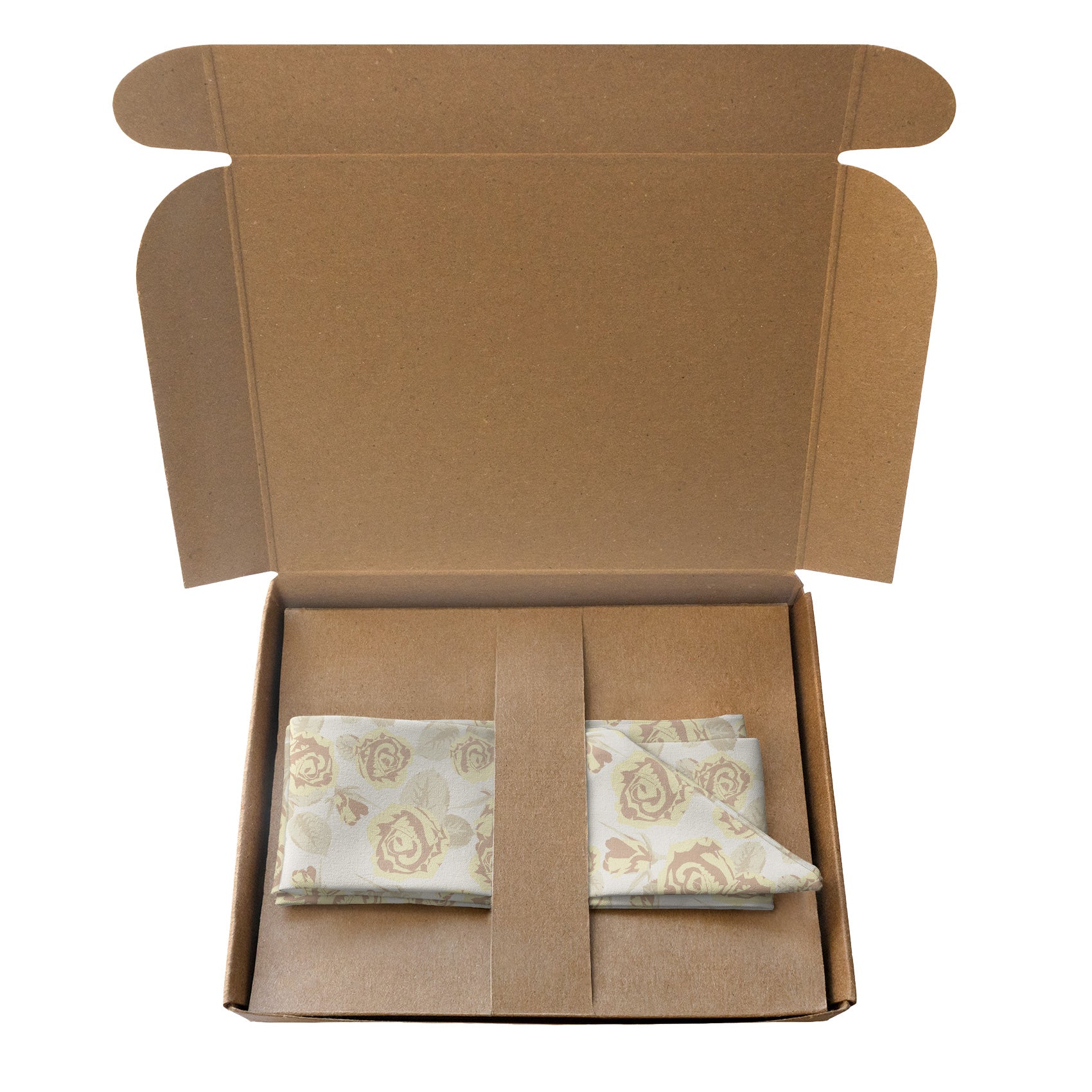 Rose Bud Floral Hair Scarf - Packaging - Knotty Tie Co.