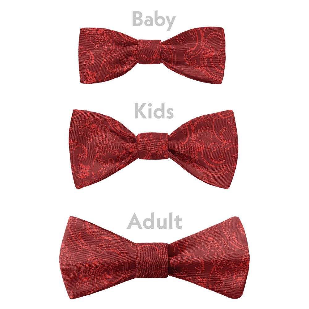 Royal Paisley Bow Tie - Bow Sizes - Knotty Tie Co.