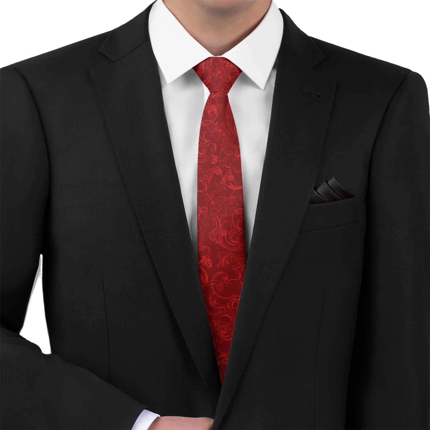 Royal Paisley Necktie - Matching Pocket Square - Knotty Tie Co.