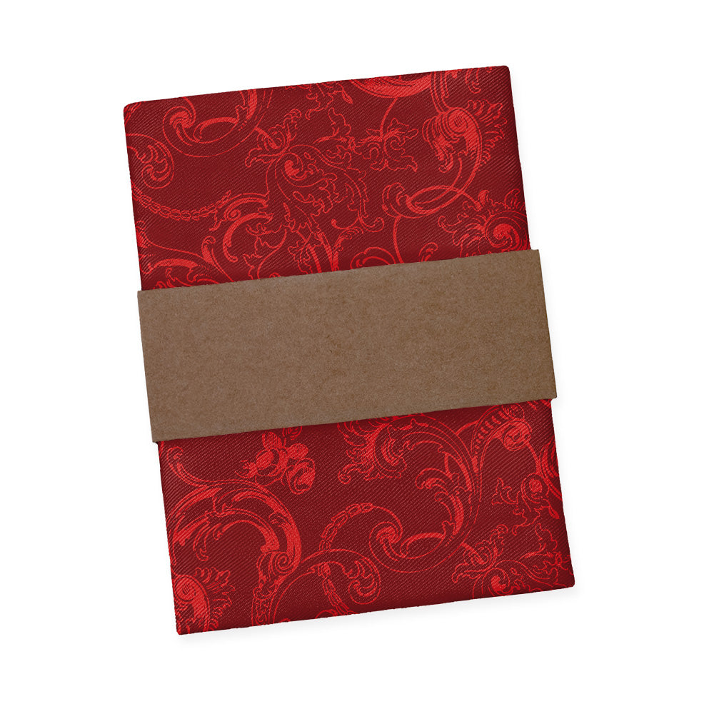 Royal Paisley Pocket Square - Packaging - Knotty Tie Co.