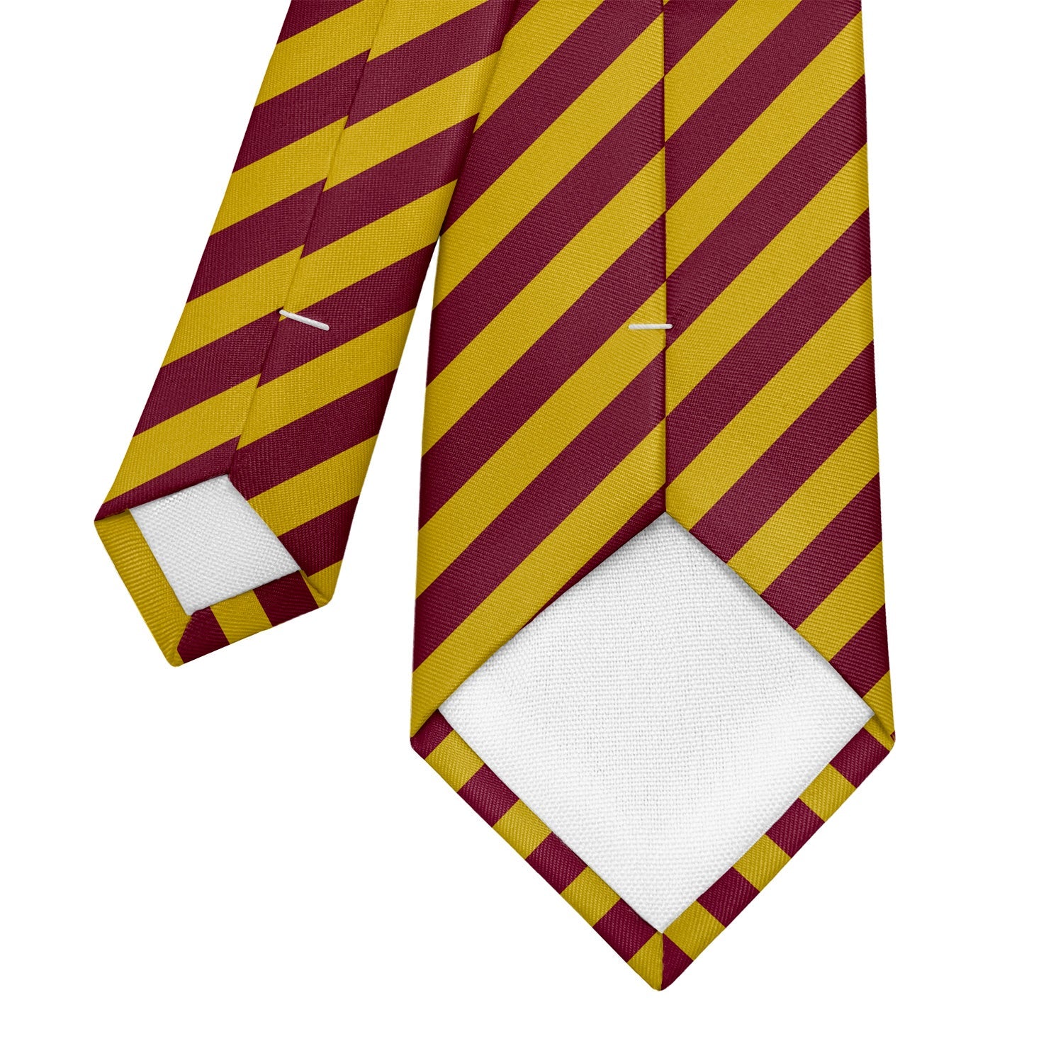 Rugby Stripe Necktie - Tipping - Knotty Tie Co.