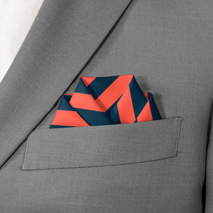Custom Rugby 1 Logo Pocket Square