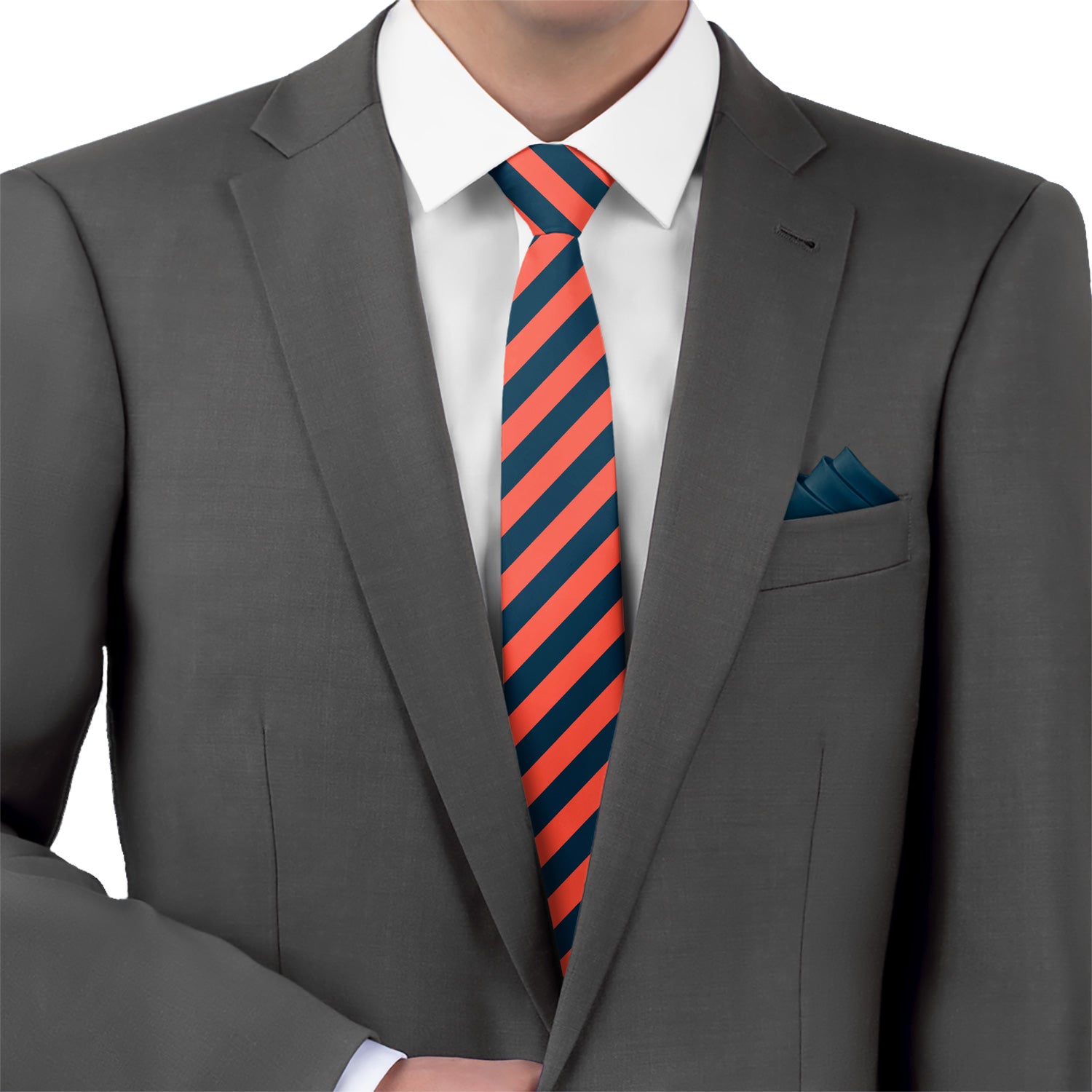 Custom Rugby 1 Logo Tie - Suit - Knotty Tie Co.