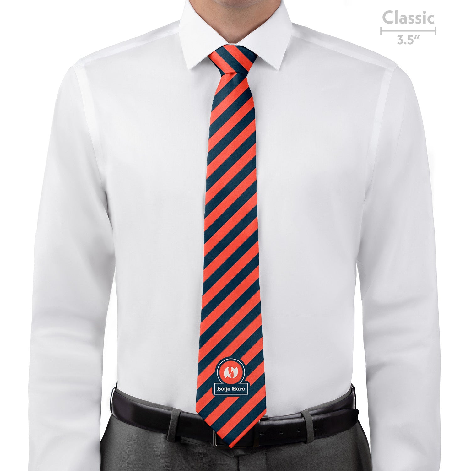 Custom Rugby 1 Logo Tie - Classic - Knotty Tie Co.