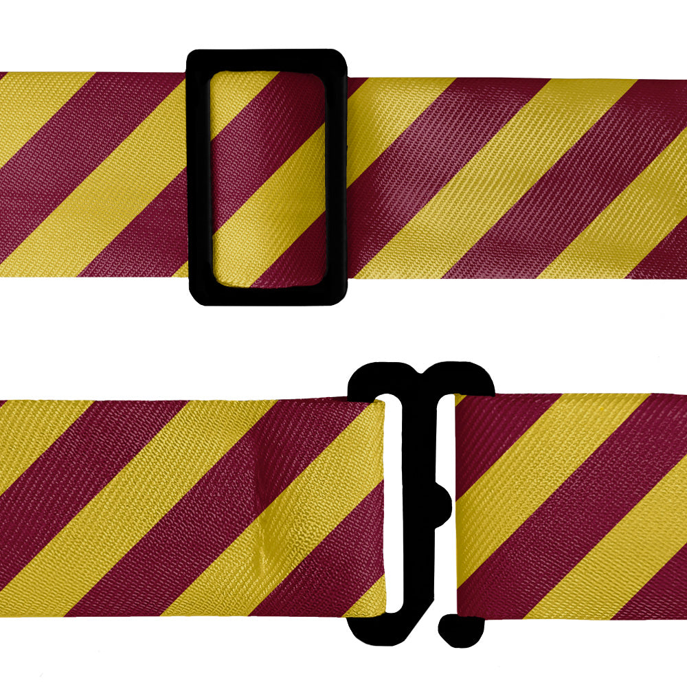 Rugby Stripe Bow Tie - Bow Tie Hardware - Knotty Tie Co.