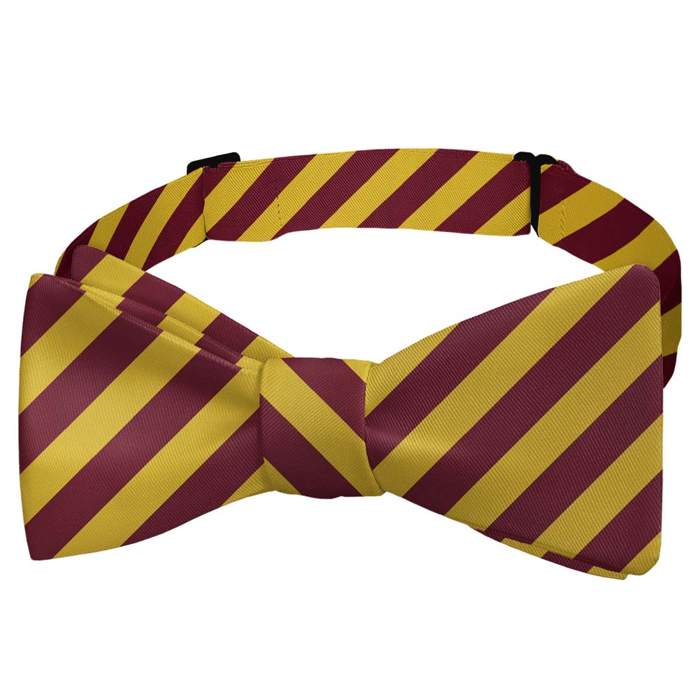 Rugby Stripe Bow Tie - Self Tie Bow Tie - Knotty Tie Co.