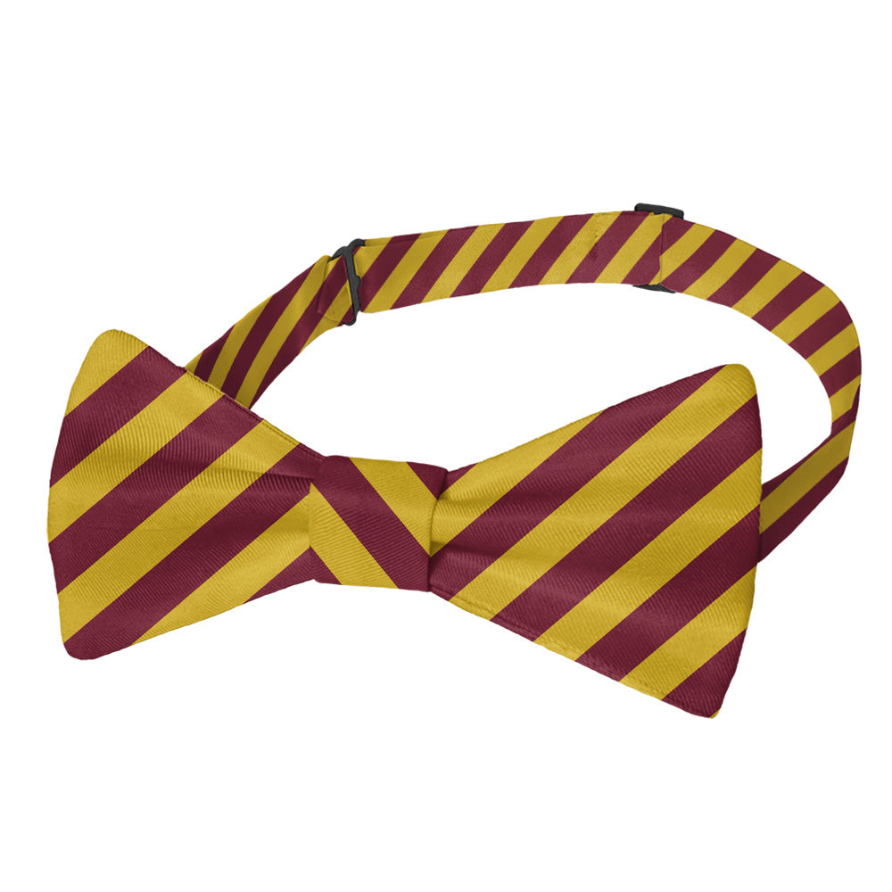 Rugby Stripe Bow Tie - Pre-Tied Bow Tie - Knotty Tie Co.