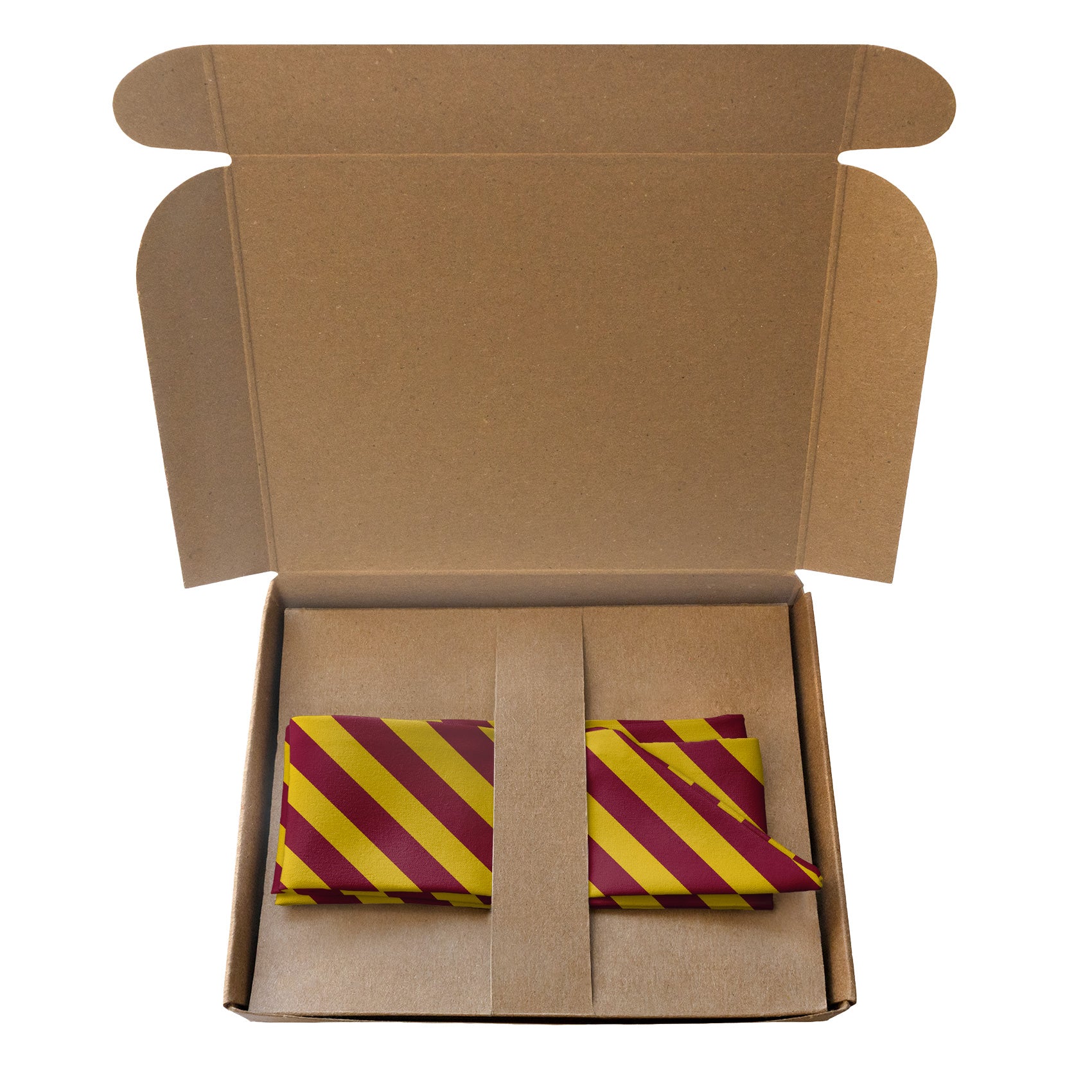 Rugby Stripe Hair Scarf - Packaging - Knotty Tie Co.