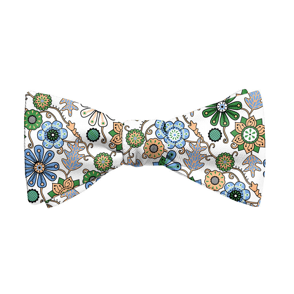 Rural Floral Bow Tie - Adult Standard Self-Tie 14-18" -  - Knotty Tie Co.