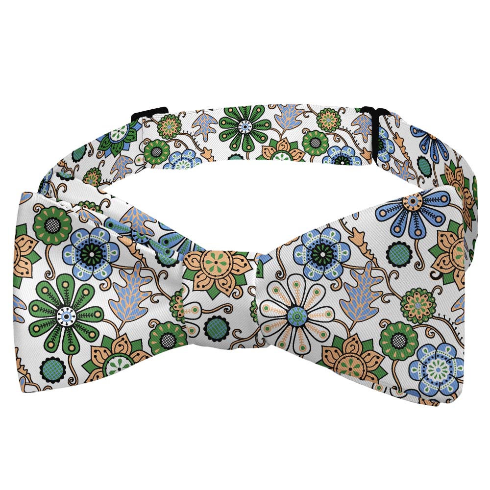 Rural Floral Bow Tie - Self Tie Bow Tie - Knotty Tie Co.