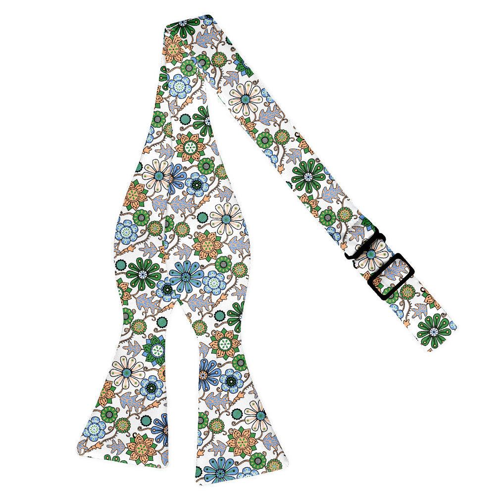 Rural Floral Bow Tie - Self Tie Flat - Knotty Tie Co.