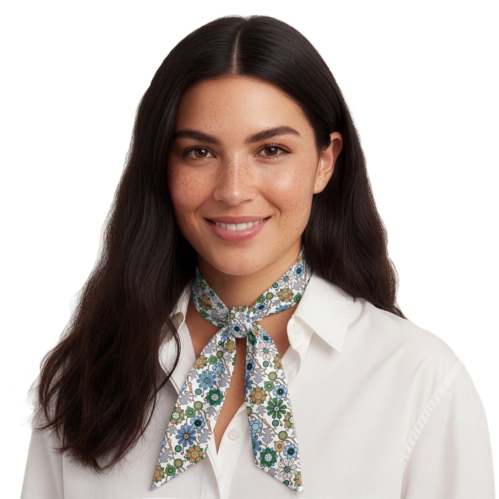 Rural Floral Hair Scarf - Neck Scarves - Knotty Tie Co.