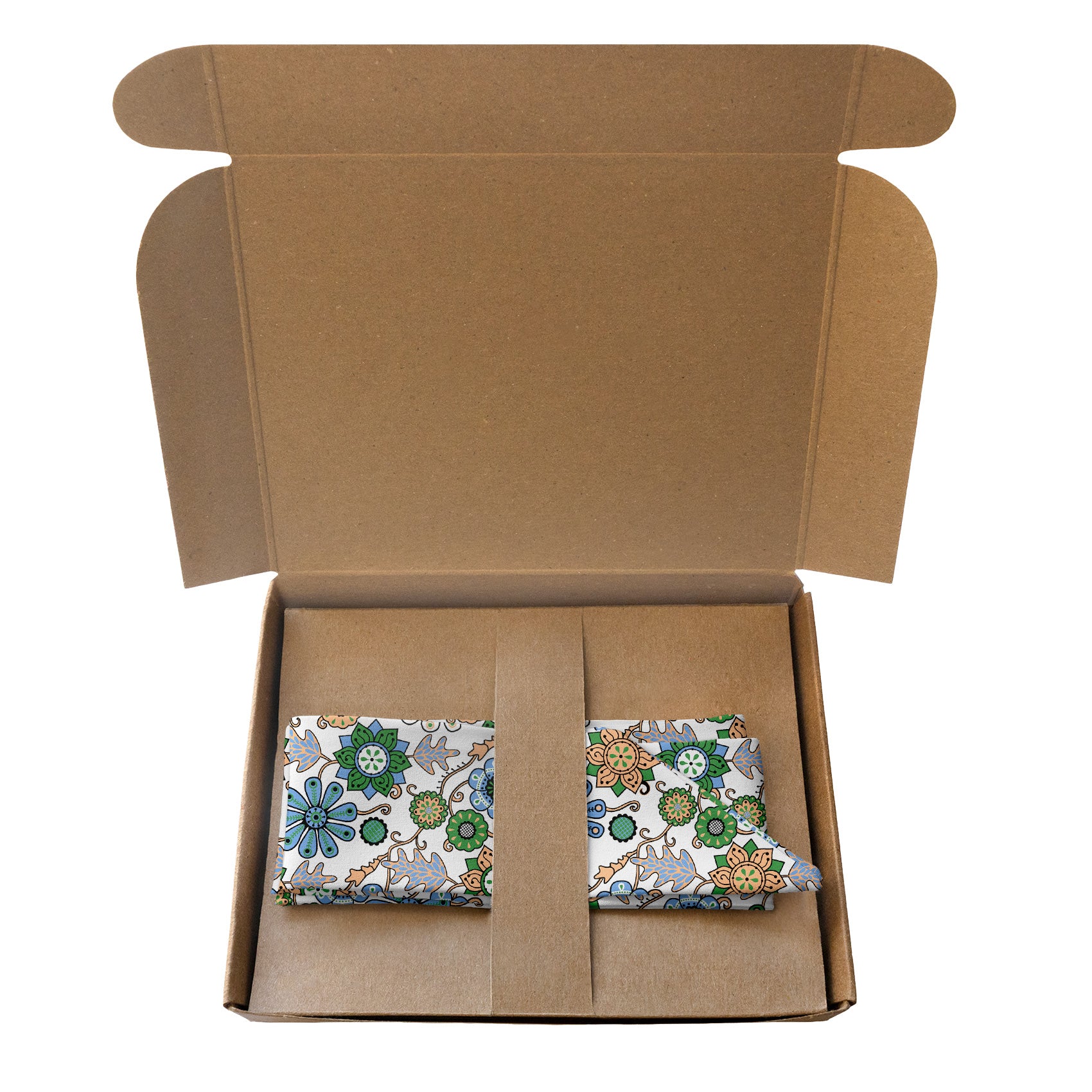 Rural Floral Hair Scarf - Packaging - Knotty Tie Co.