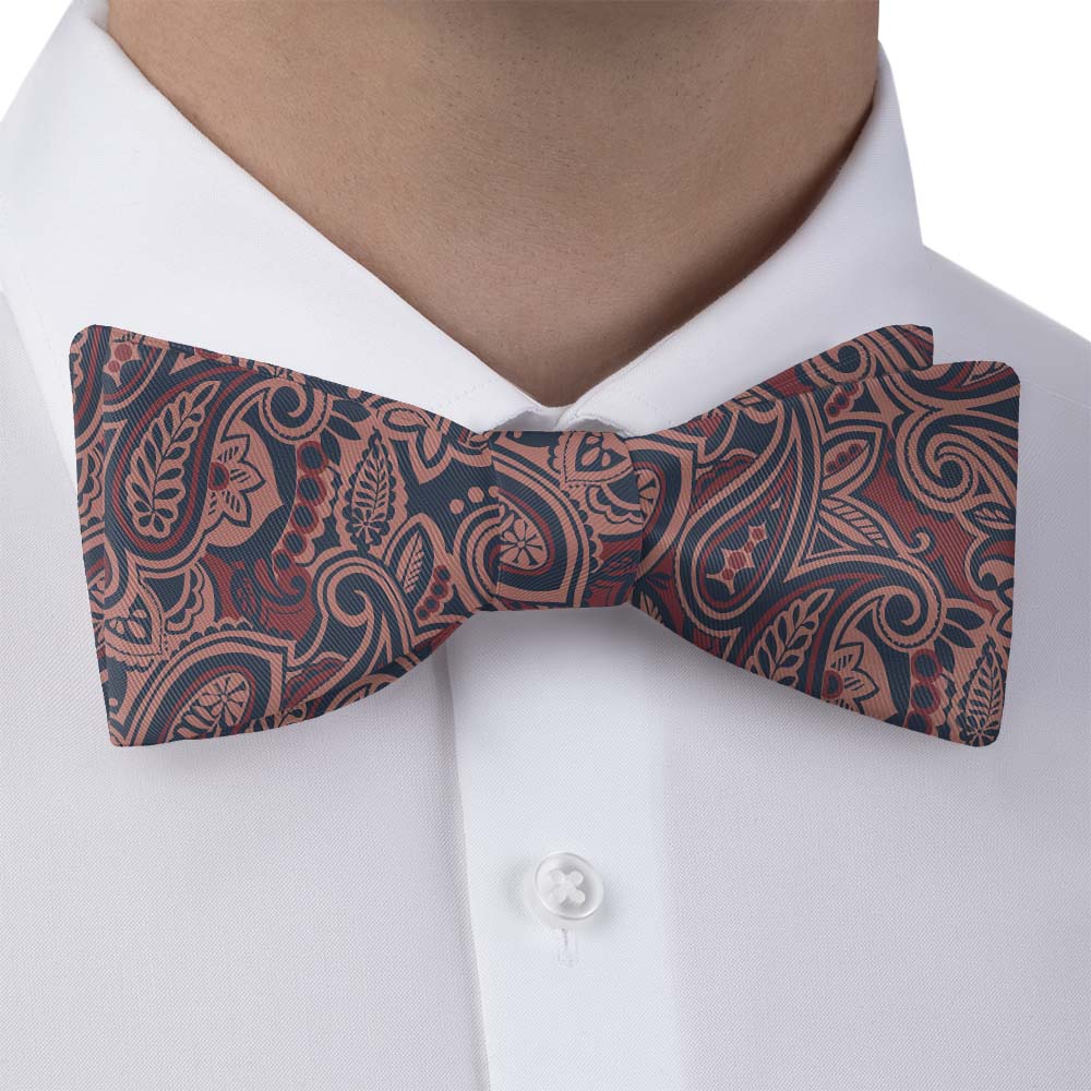 Rustica Paisley Bow Tie - Bow Tie with Dress Shirt - Knotty Tie Co.