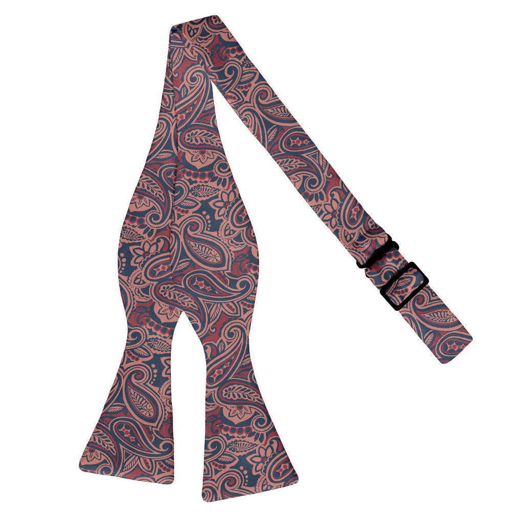 Rustica Paisley Bow Tie - Self Tie Flat - Knotty Tie Co.
