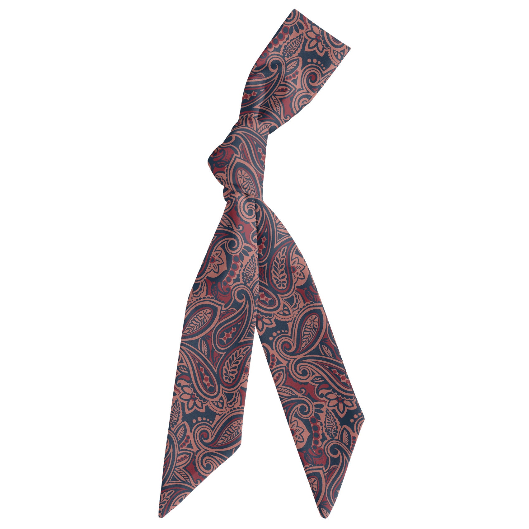 Rustica Paisley Hair Scarf - Scarf Tied Into Knot - Knotty Tie Co.