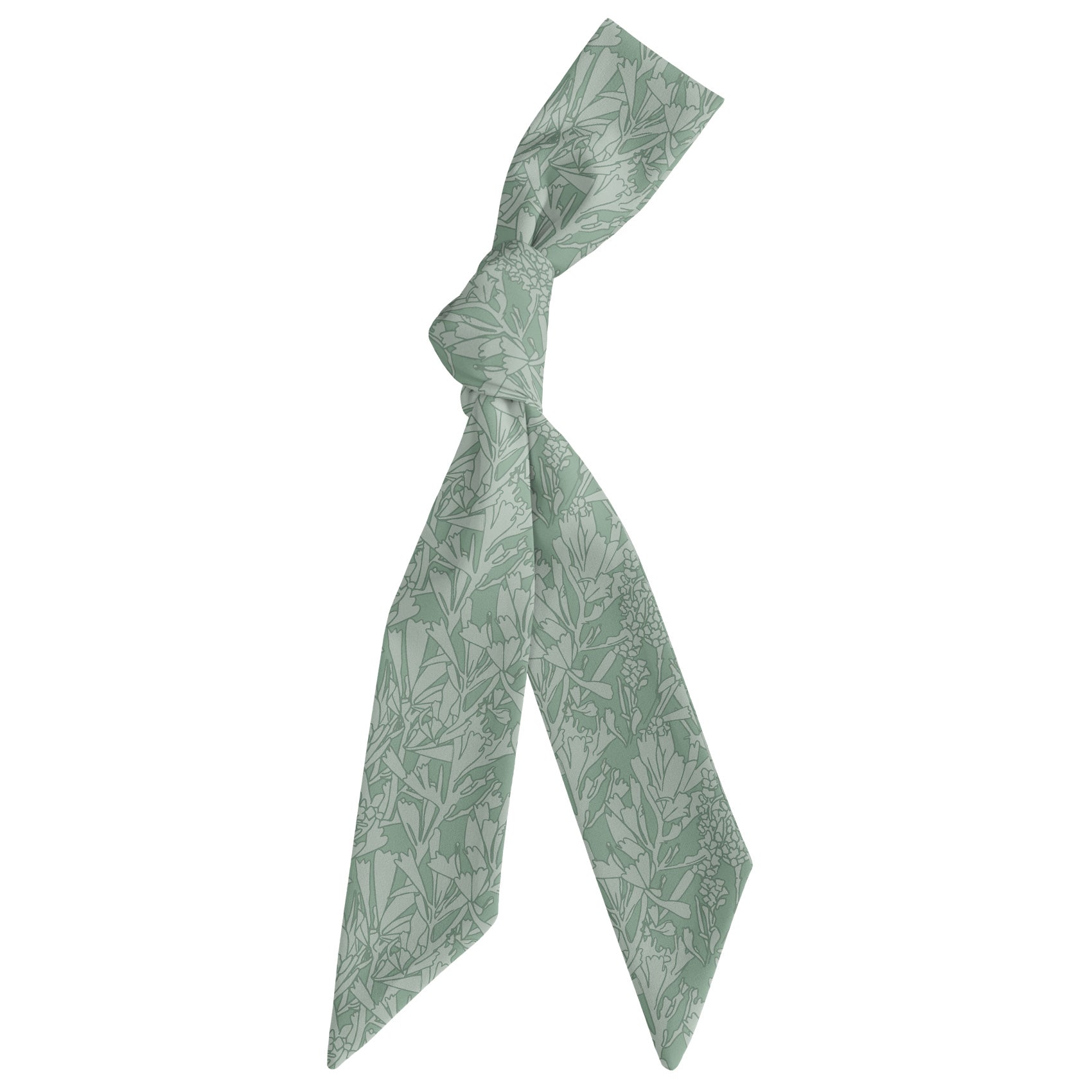 Sagebrush Hair Scarf - Scarf Tied Into Knot - Knotty Tie Co.