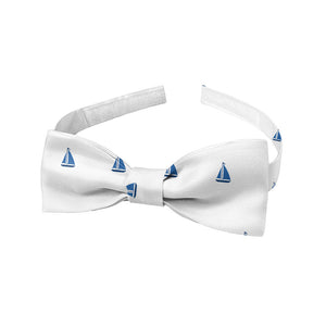 Sail Boats Bow Tie - Baby Pre-Tied 9.5-12.5" -  - Knotty Tie Co.