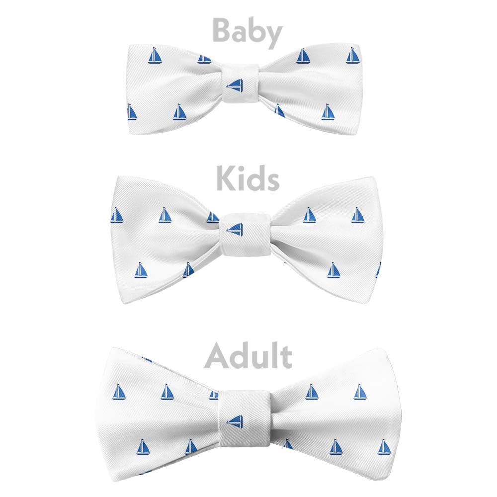 Sail Boats Bow Tie - Bow Sizes - Knotty Tie Co.