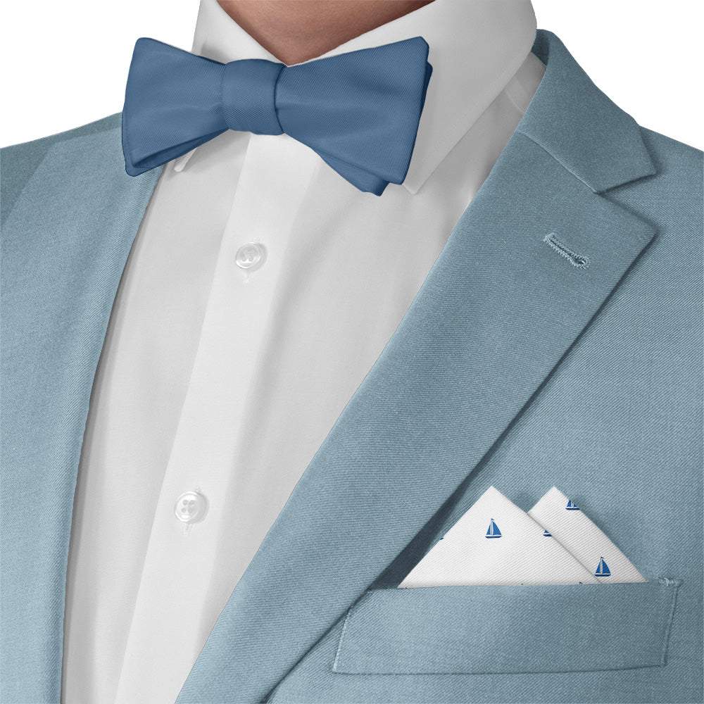 Sail Boats Pocket Square - Matching Bow Tie - Knotty Tie Co.