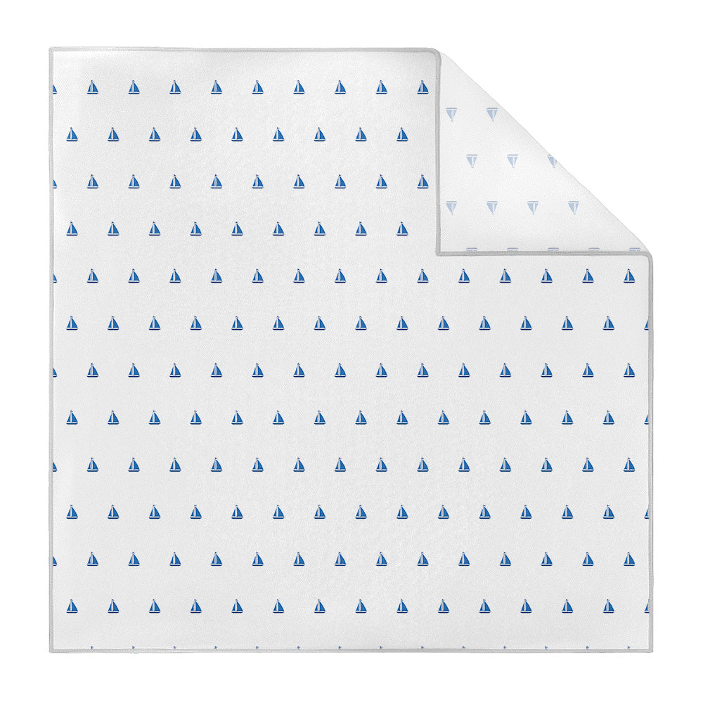 Sail Boats Pocket Square - Printed - Knotty Tie Co.