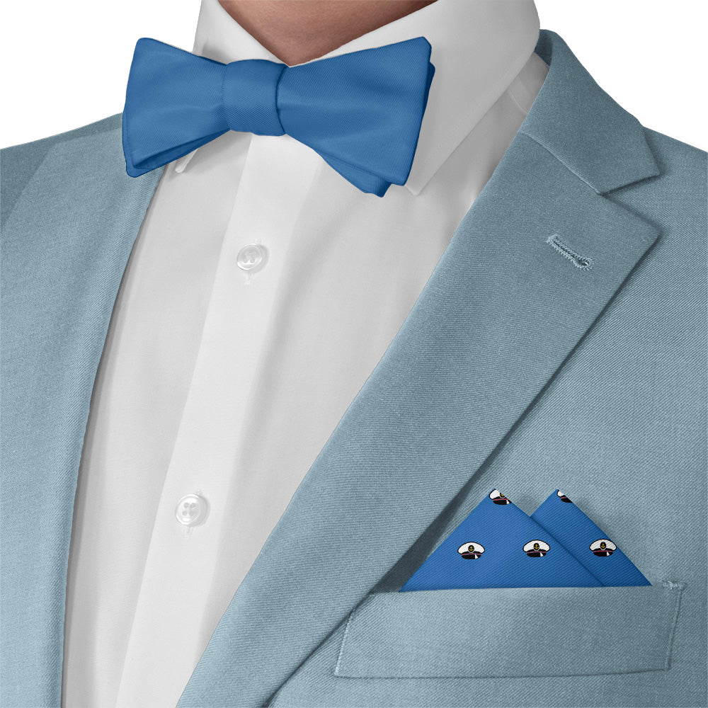 Sailor Hat Pocket Square - Matching Bow Tie - Knotty Tie Co.