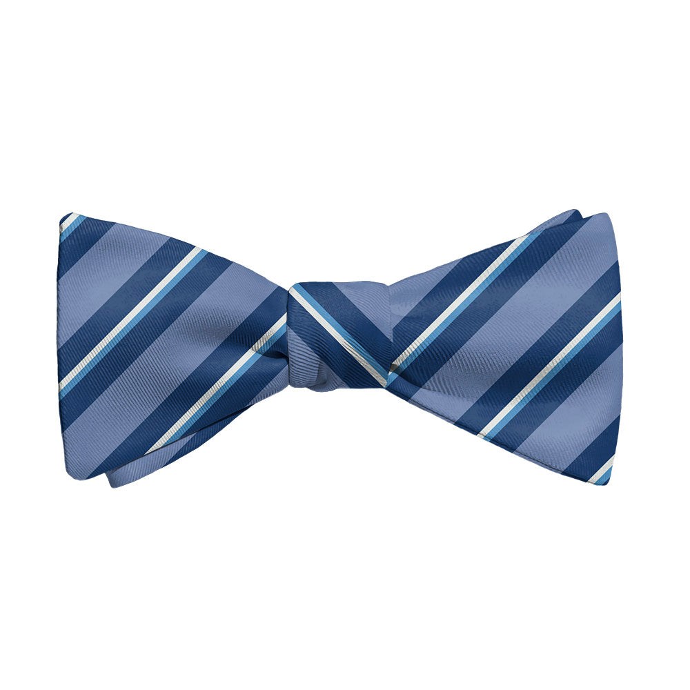 Salem Stripe Bow Tie - Adult Standard Self-Tie 14-18" -  - Knotty Tie Co.