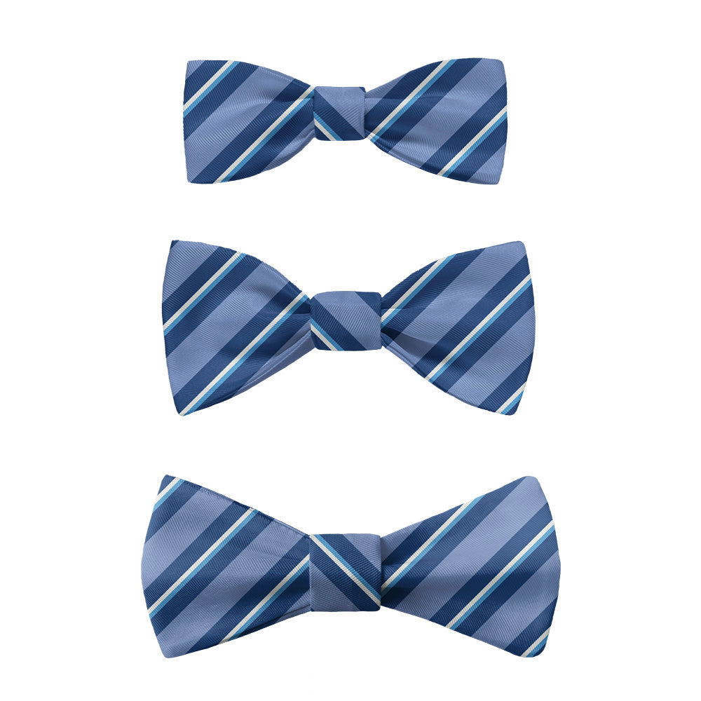 Salem Stripe Bow Tie -  -  - Knotty Tie Co.
