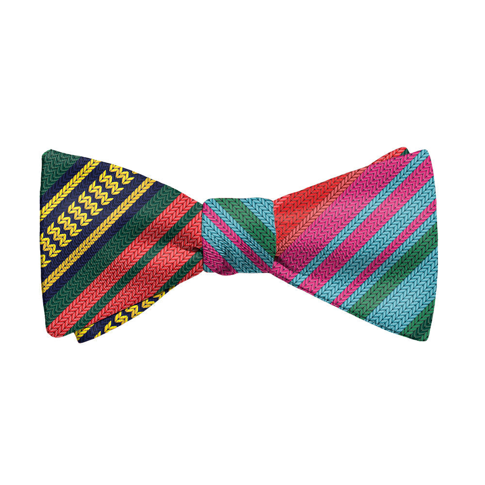 Saltillo Stripe Bow Tie - Adult Standard Self-Tie 14-18" -  - Knotty Tie Co.