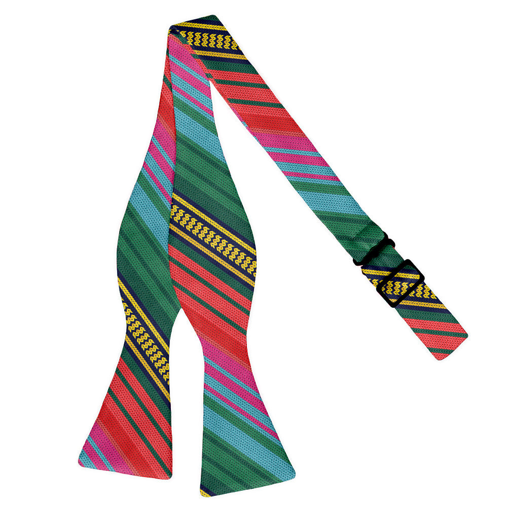 Saltillo Stripe Bow Tie - Adult Extra-Long Self-Tie 18-21" -  - Knotty Tie Co.