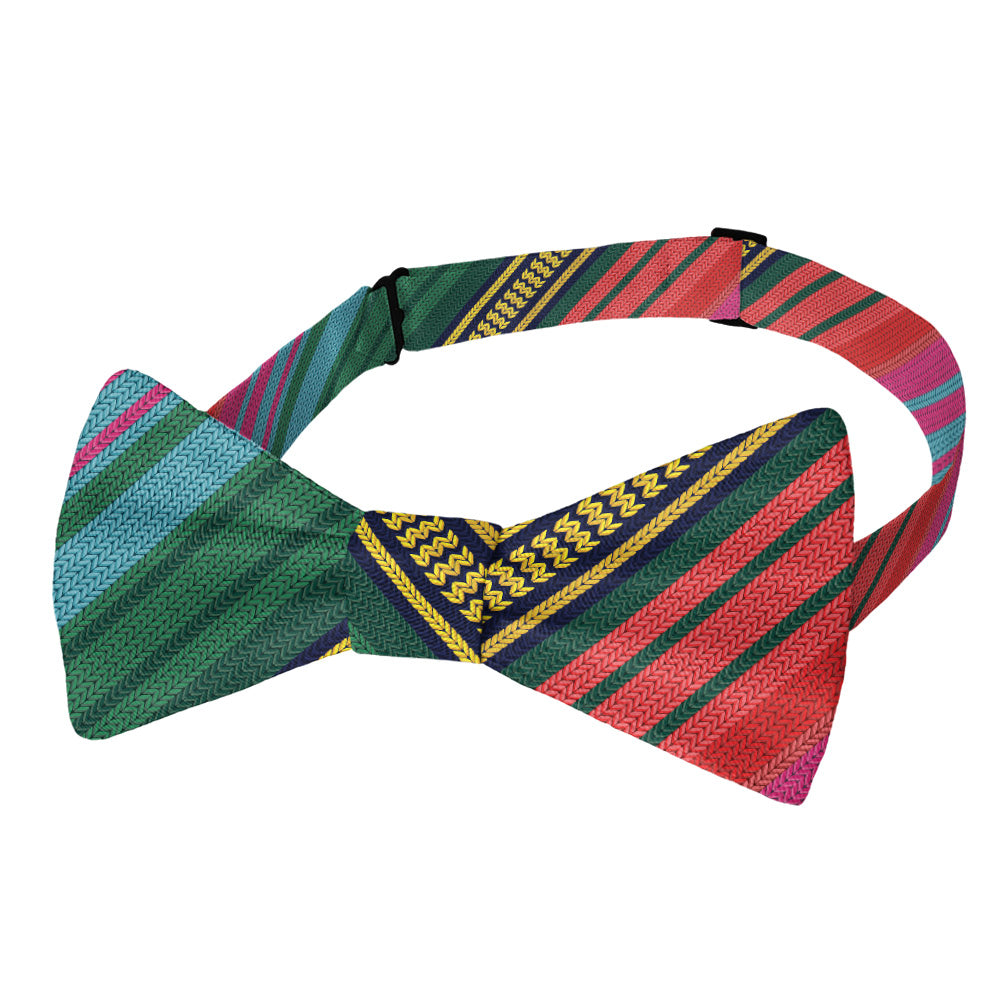 Saltillo Stripe Bow Tie - Adult Pre-Tied 12-22" -  - Knotty Tie Co.