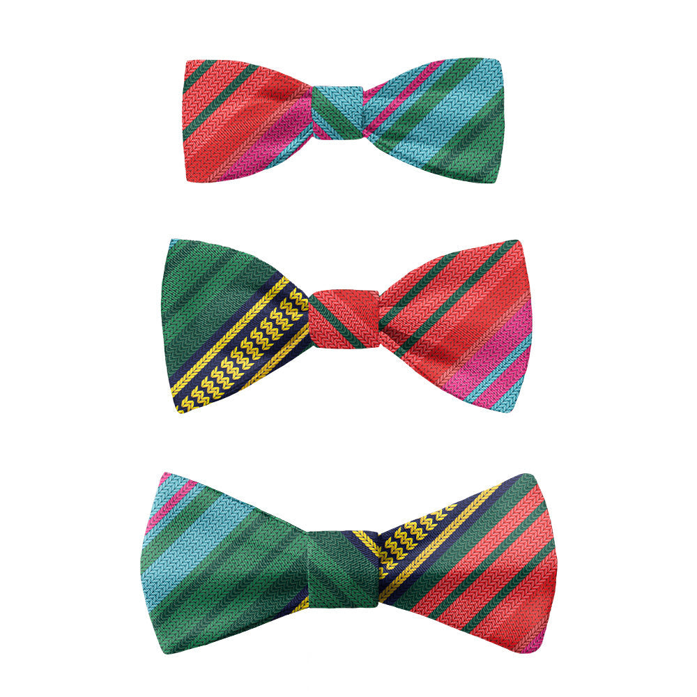 Saltillo Stripe Bow Tie -  -  - Knotty Tie Co.