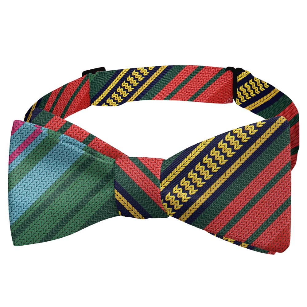 Saltillo Stripe Bow Tie - Self Tie Bow Tie - Knotty Tie Co.