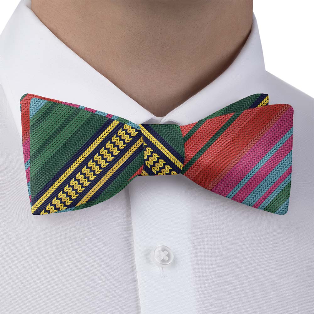 Saltillo Stripe Bow Tie - Bow Tie with Dress Shirt - Knotty Tie Co.