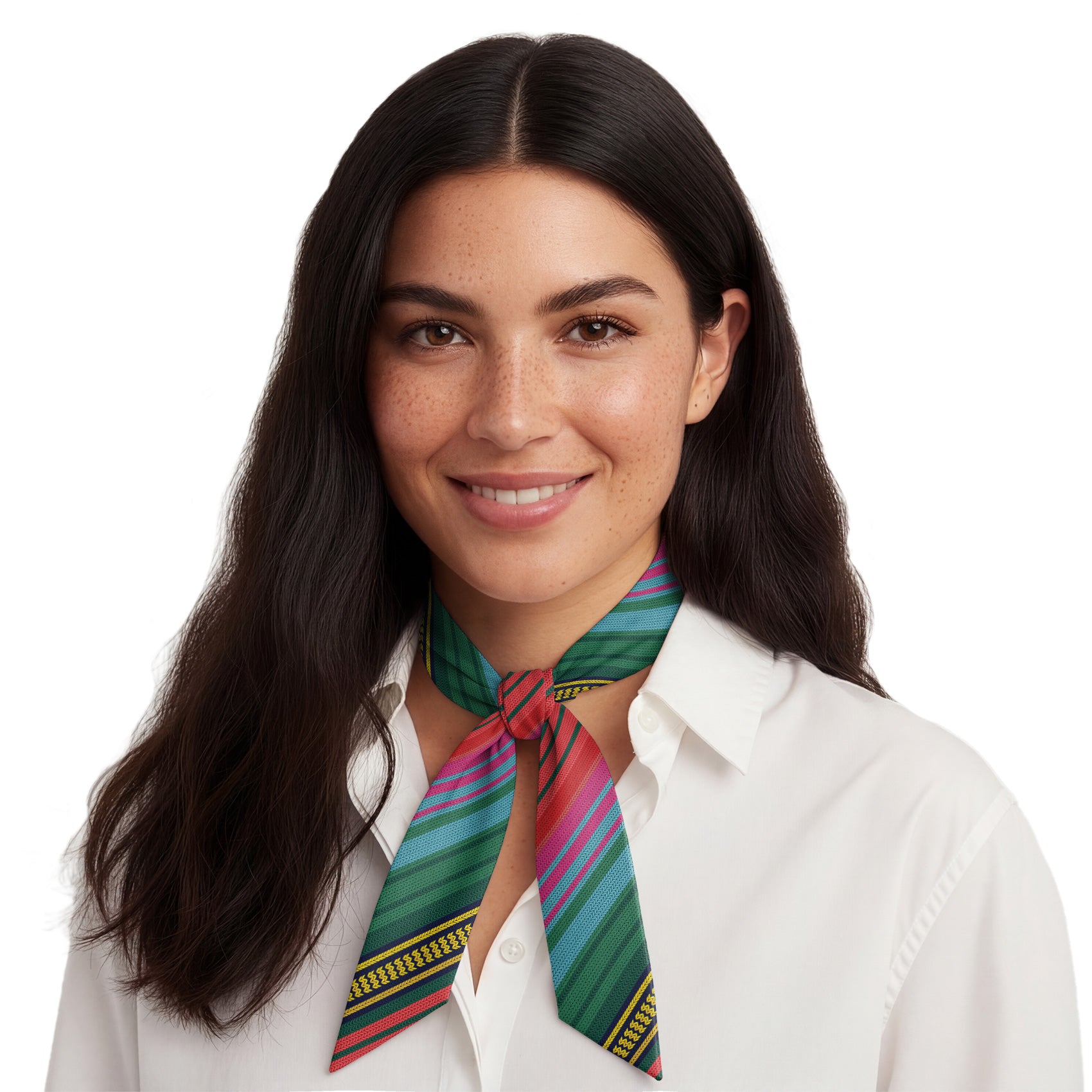 Saltillo Stripe Hair Scarf - Neck Scarves - Knotty Tie Co.