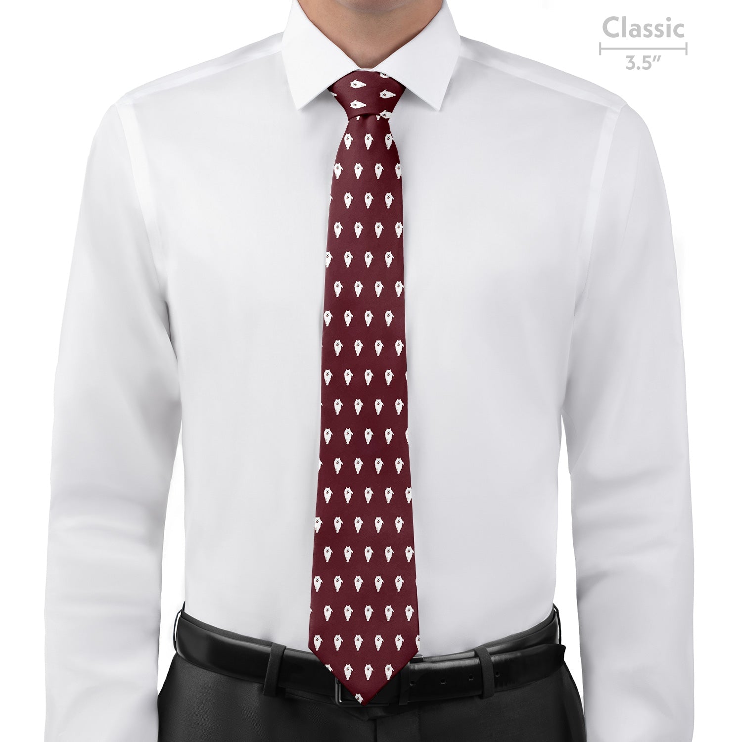 Samoyed Necktie - Classic - Knotty Tie Co.